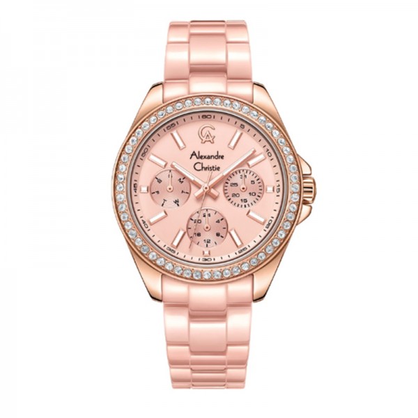 Alexandre Christie AC 2A74 Rosegold Pink BFBRGPN